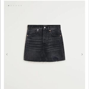 MNG Denim mini skirt